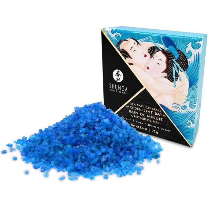 Ароматическая соль для ванны мини-версия SHUNGA MOONLIGHT BATH OCEAN BREEZE (ОКЕАНСКИЙ БРИЗ) 6601 SG Ароматическая соль для ванны мини-версия SHUNGA MOONLIGHT BATH OCEAN BREEZE (ОКЕАНСКИЙ БРИЗ) 6601 SG