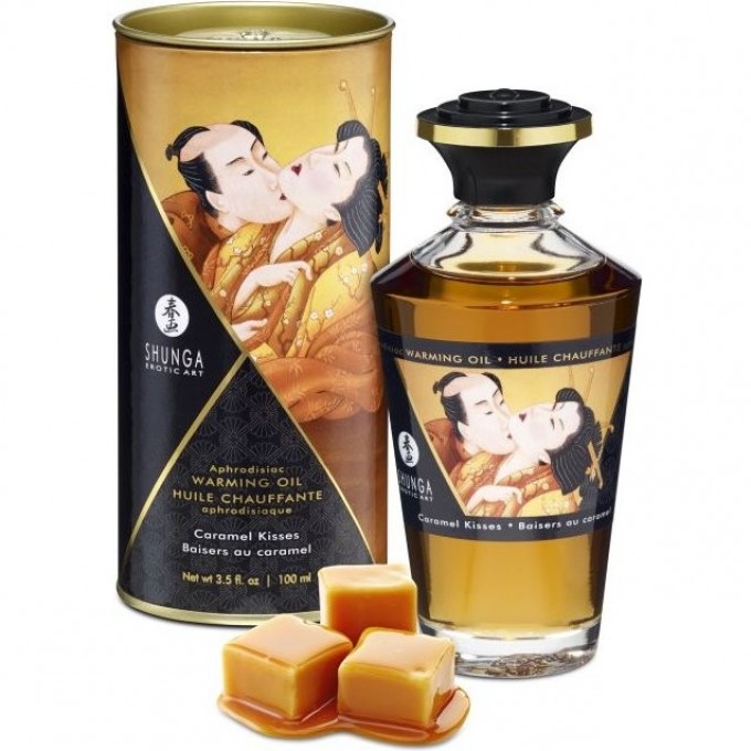 Масло интимное массажное SHUNGA CARAMEL KISSES (КАРАМЕЛЬНЫЙ ПОЦЕЛУЙ) 2215 SG Масло интимное массажное SHUNGA CARAMEL KISSES (КАРАМЕЛЬНЫЙ ПОЦЕЛУЙ) 2215 SG