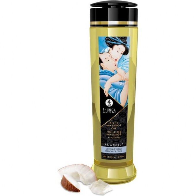 Масло массажное для тела SHUNGA COCONUT THRILLS (КОКОСОВОЕ ВОЛНЕНИЕ) 1210 SG Масло массажное для тела SHUNGA COCONUT THRILLS (КОКОСОВОЕ ВОЛНЕНИЕ) 1210 SG