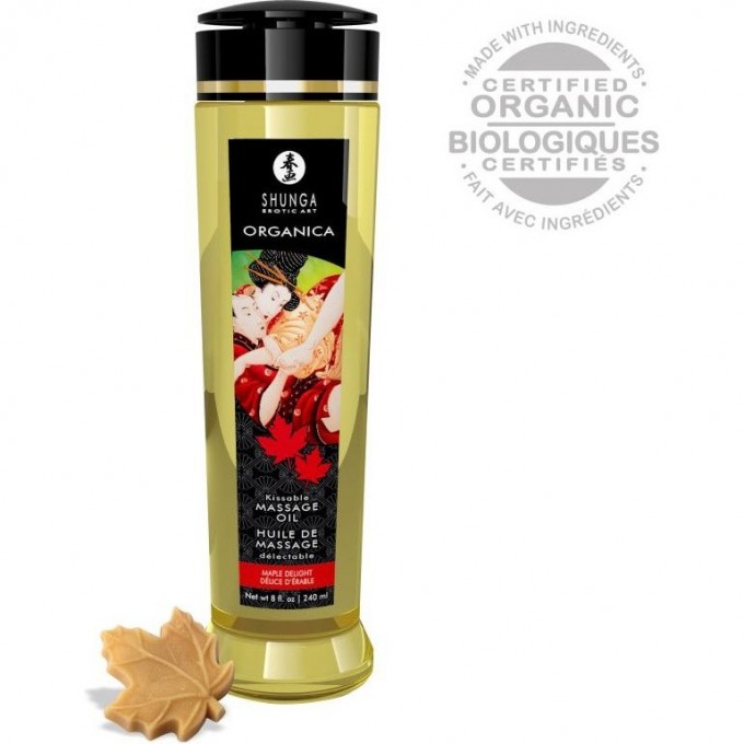 Масло массажное для тела SHUNGA ORGANICA - MAPLE PLEASURE (КЛЕНОВОЕ НАСЛАЖДЕНИЕ) 1320 SG Масло массажное для тела SHUNGA ORGANICA - MAPLE PLEASURE (КЛЕНОВОЕ НАСЛАЖДЕНИЕ) 1320 SG