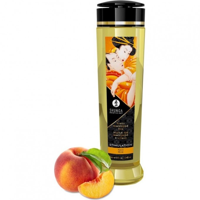 Масло массажное SHUNGA STIMULATION - PEACH (АКТИВНЫЙ ПЕРСИК) 1203 SG Масло массажное SHUNGA STIMULATION - PEACH (АКТИВНЫЙ ПЕРСИК) 1203 SG