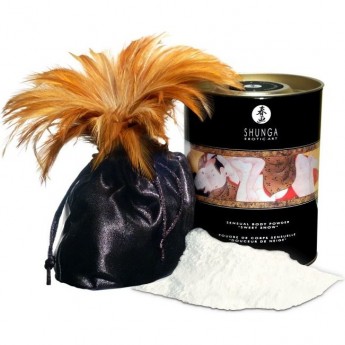Пудра для тела SHUNGA SWEET SNOW BLAZING CHERRY (ПЫЛАЮЩАЯ ВИШНЯ) 3000 SG